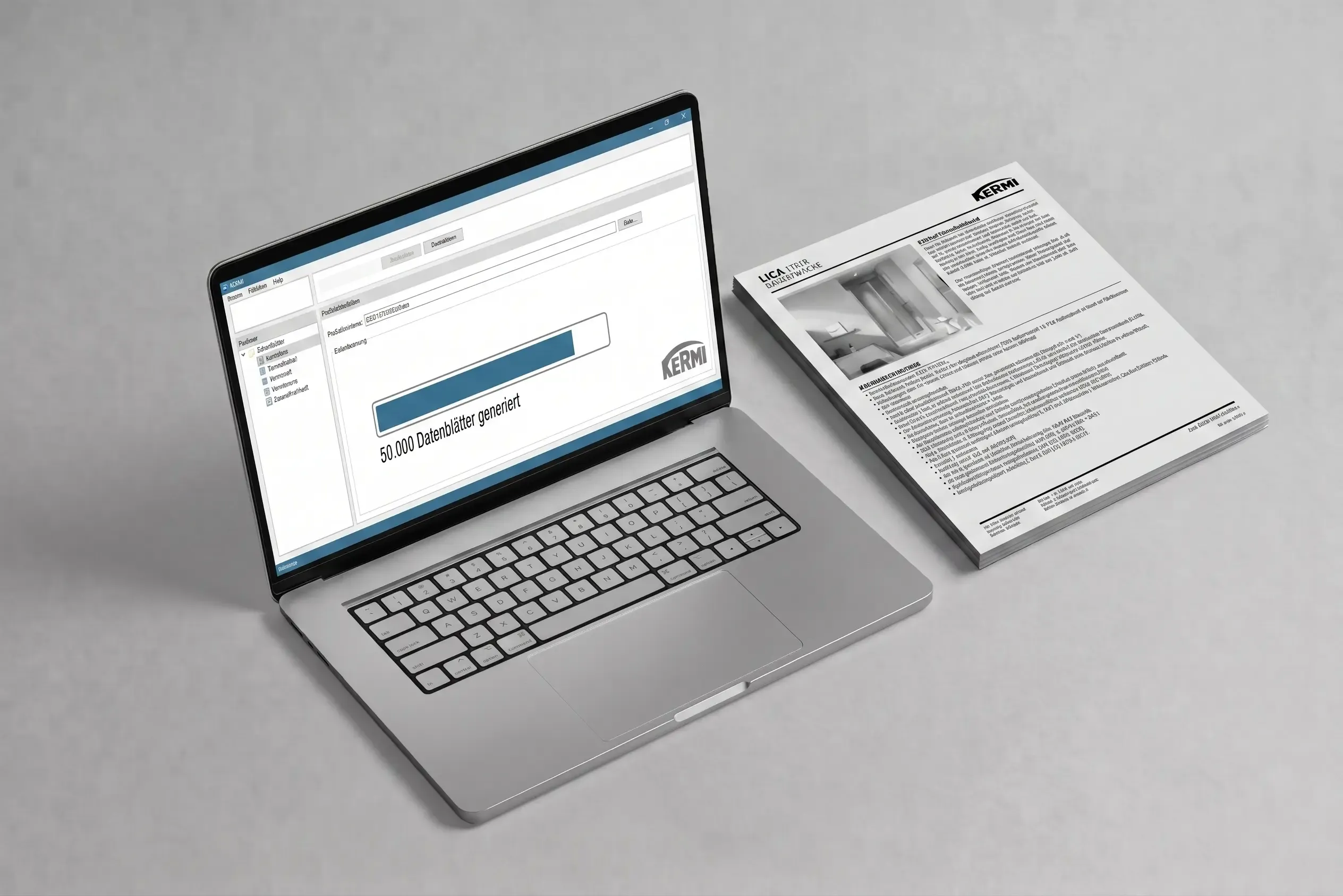 50,000 data sheets at the touch of a button – INFOLOX implements PIM2PDF process for Kermi shower design in 3 weeks