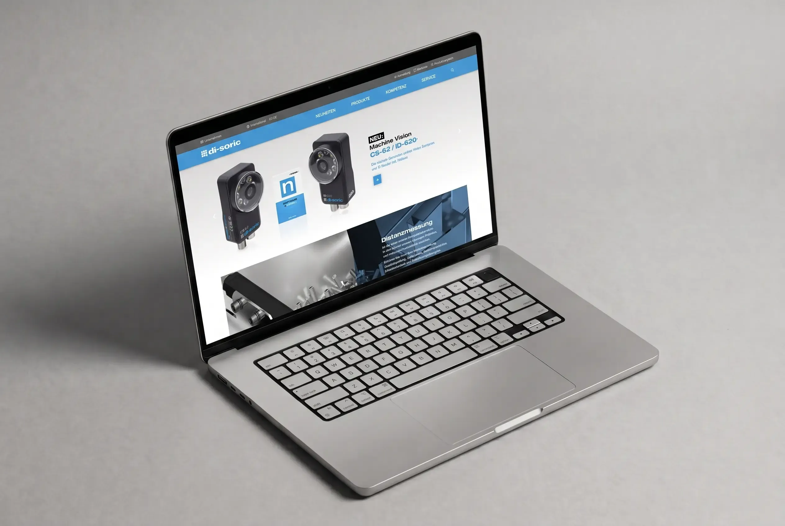 Complete B2B e-commerce solution for di-soric