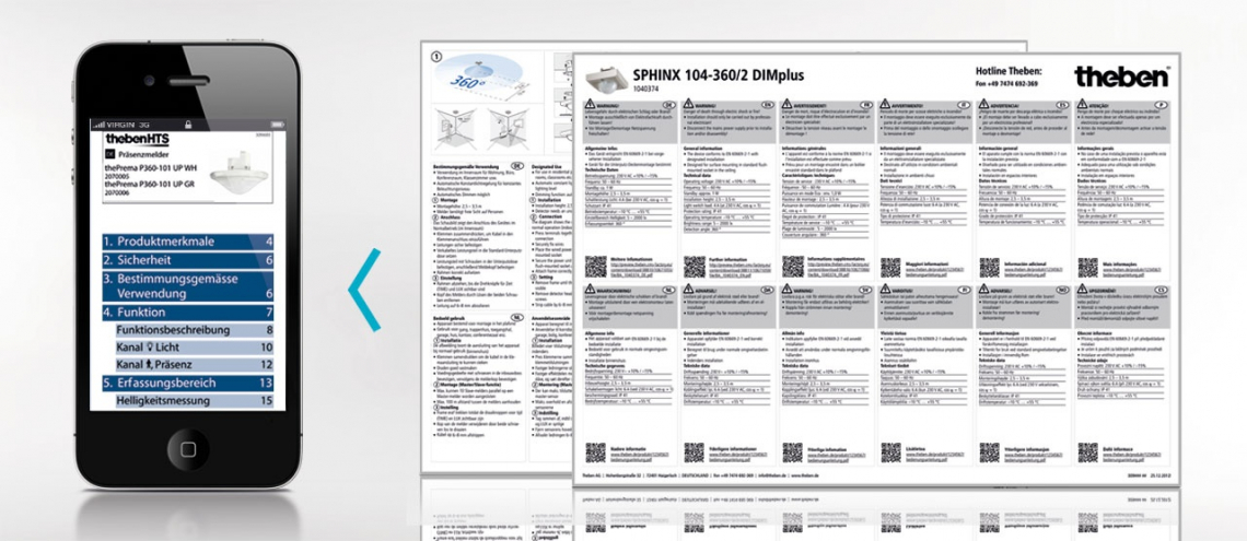 Theben QR Codes Quick Guides
